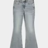 High-Rise Medium Wash Flare Jeans