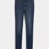 High-Rise Medium Wash Jean Leggings