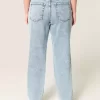 High-Rise Medium Wash Straight Jeans