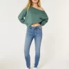 High-Rise Medium Wash Super Skinny Jeans