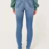 High-Rise Medium Wash Super Skinny Jeans