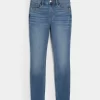 High-Rise Medium Wash Super Skinny Jeans