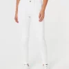 High-Rise White Super Skinny Jeans