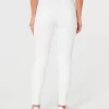 High-Rise White Super Skinny Jeans