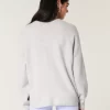 Hollister Comfy Cloud Bunny Graphic Crew Sweater Hollister Comfy Cloud Bunny Graphic Crew Sweater