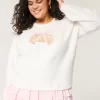 Hollister Comfy Cloud Croissant Graphic Crew Sweater Hollister Comfy Cloud Croissant Graphic Crew Sweater