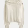 Hollister Comfy Cloud Foldover Off-the-Shoulder Sweater