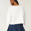 Hollister Comfy Cloud Graphic Notch-Neck Sweater Hollister Comfy Cloud Graphic Notch-Neck Sweater