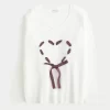 Hollister Comfy Cloud Oversized Heart Sweater Hollister Comfy Cloud Oversized Heart Sweater