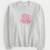 Hollister Comfy Cloud Rose Graphic Sweater Hollister Comfy Cloud Rose Graphic Sweater