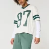 Hollister Feel Good Fleece Mid-Thigh Loose Shorts