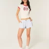 Hollister Livvy Low-Rise Linen-Blend Shorts