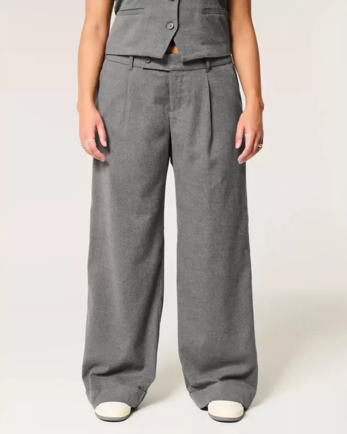 Hollister Livvy Low-Rise Wide-Leg Pants