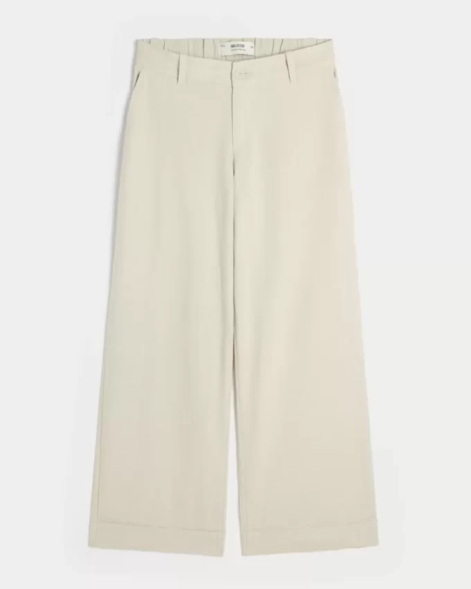 Hollister Livvy Low-Rise Wide-Leg Pants