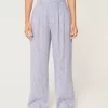 Hollister Livvy Ultra High-Rise Linen-Blend Wide-Leg Pants