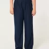 Hollister Livvy Ultra High-Rise Linen Blend Wide-Leg Pants