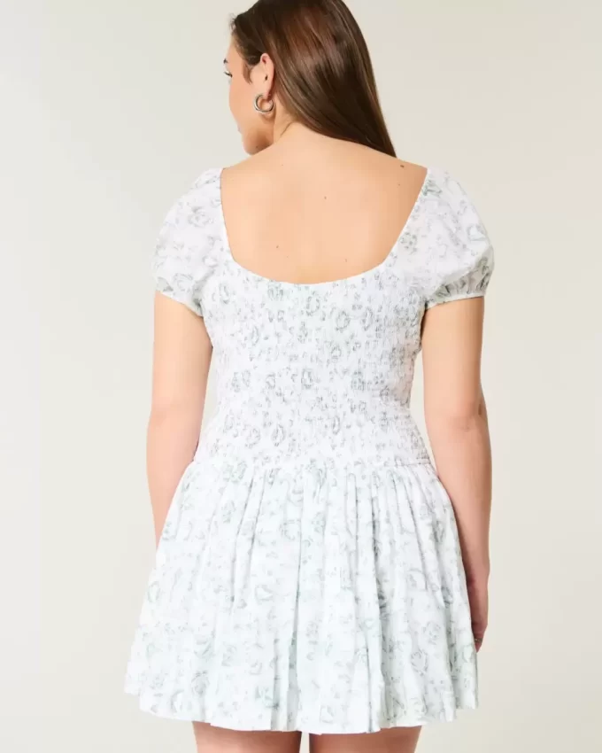 Hollister Sofia Drop-Waist Bubble Skort Dress