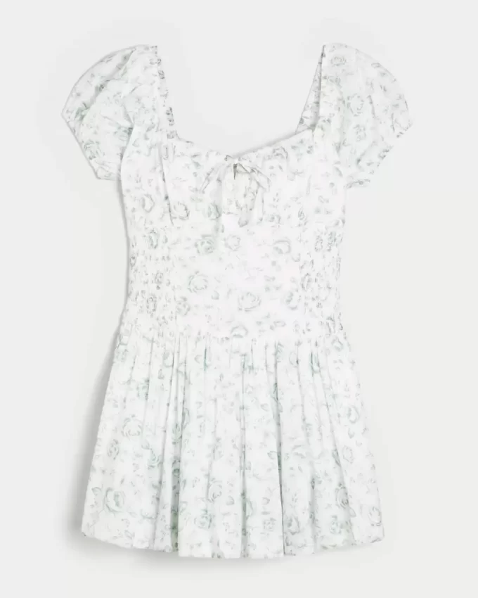 Hollister Sofia Drop-Waist Bubble Skort Dress