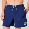 Huntington Beach Graphic Mid-Thigh Volley Swim Trunks