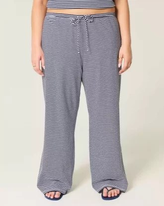 Knit Baggy Pull-On Pants