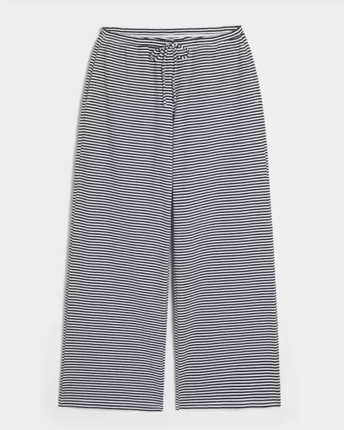 Knit Baggy Pull-On Pants