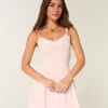 Knit Tiered Mini Dress