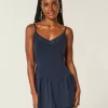 Knit Tiered Mini Dress