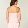 Knit Tiered Mini Dress