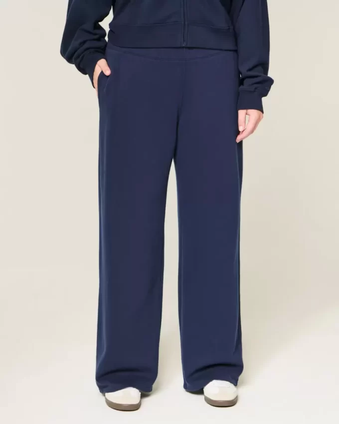 LA Graphic Wide-Leg Sweatpants