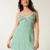 Lace Detail Slip Mini Dress