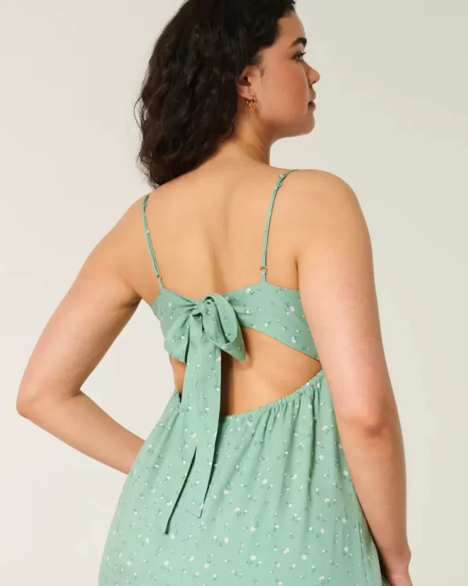 Lace Detail Slip Mini Dress