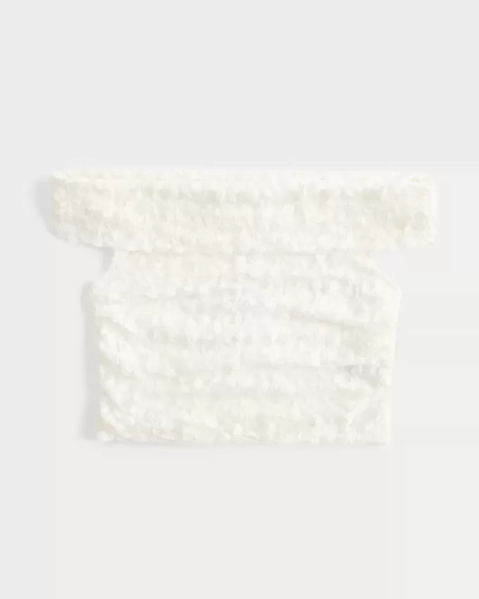 Lace Foldover Off-the-Shoulder Top Lace Foldover Off-the-Shoulder Top