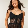 Lace Ruffle Top