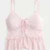 Lace Ruffle Top