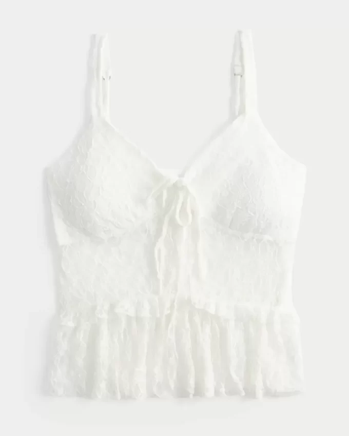 Lace Ruffle Top