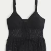 Lace Ruffle Top