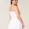 Lace Trim Mini Dress