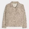 Leopard Print Denim Jacket