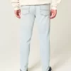 Light Wash Athletic Skinny Jeans