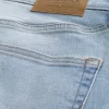 Light Wash Athletic Skinny Jeans