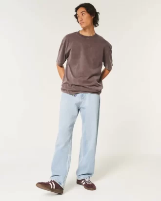 Light Wash Baggy Jeans