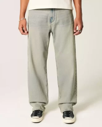 Light Wash Baggy Jeans