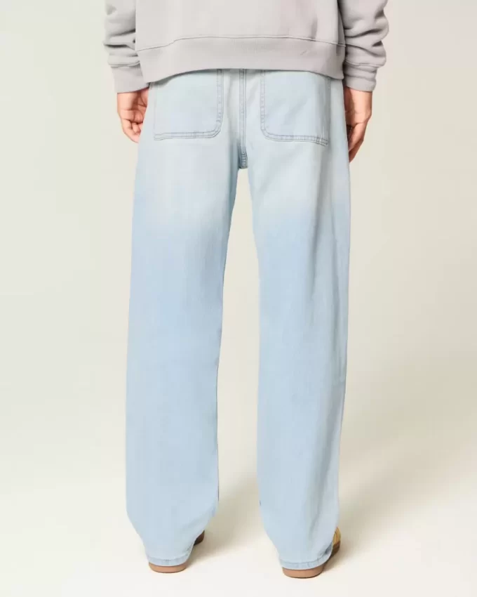 Light Wash Baggy Jeans