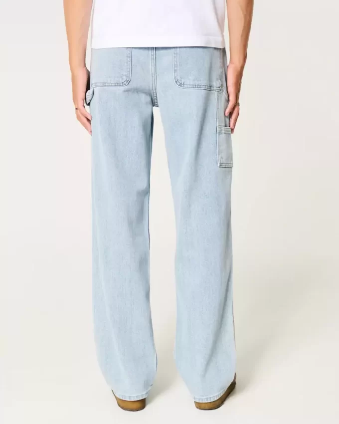 Light Wash Baggy Painter Jeans