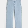 Light Wash Baggy Painter Jeans