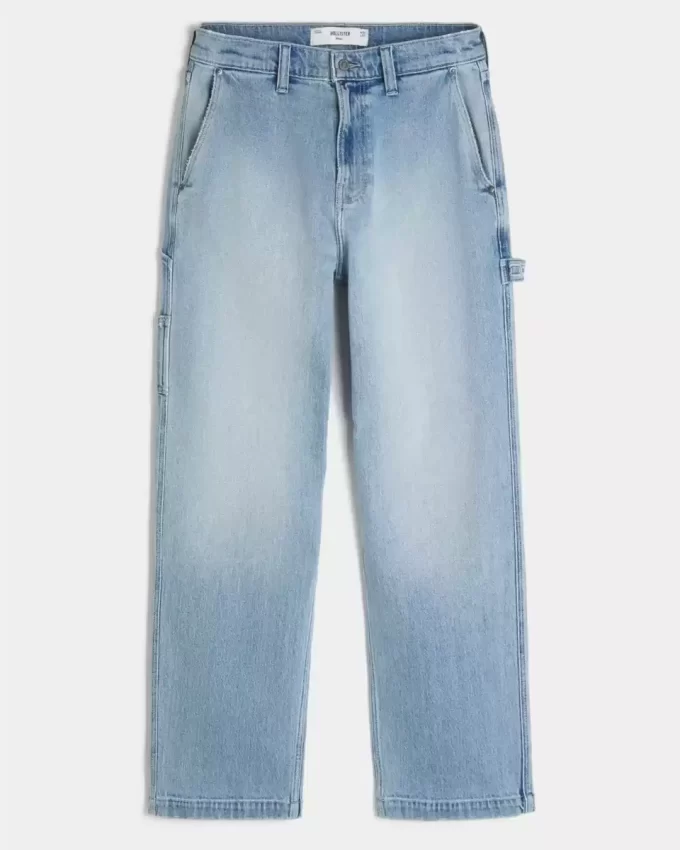 Light Wash Baggy Painter Jeans