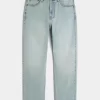 Light Wash Downforce Racing Graphic Loose Jeans