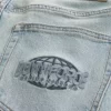 Light Wash Downforce Racing Graphic Loose Jeans