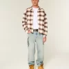 Light Wash Graphic Baggy Jeans