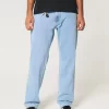 Light Wash Loose Jeans